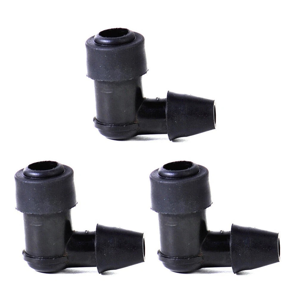 3X 90 Degree Non Resistor Spark Cap Covers for Motorcycle ATV