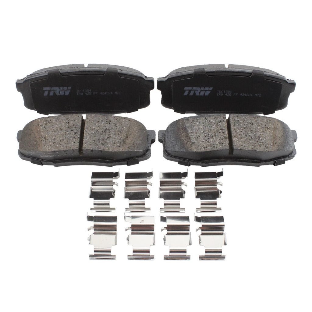 TRW Pro Rear Ceramic Brake Pad Set & Clips for LX570 Land Cruiser Sequoia Tundra (2008–2021)