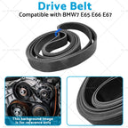Multi-Ribbed Drive Belt 6PK2000 for BMW 5 7 Series (E60 E61 E65 E66 E67)