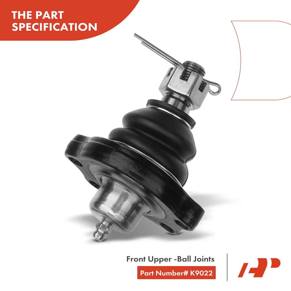 Set of 8 Front Ball Joints & Tie Rod Ends for Nissan Pickup (1995–1997)