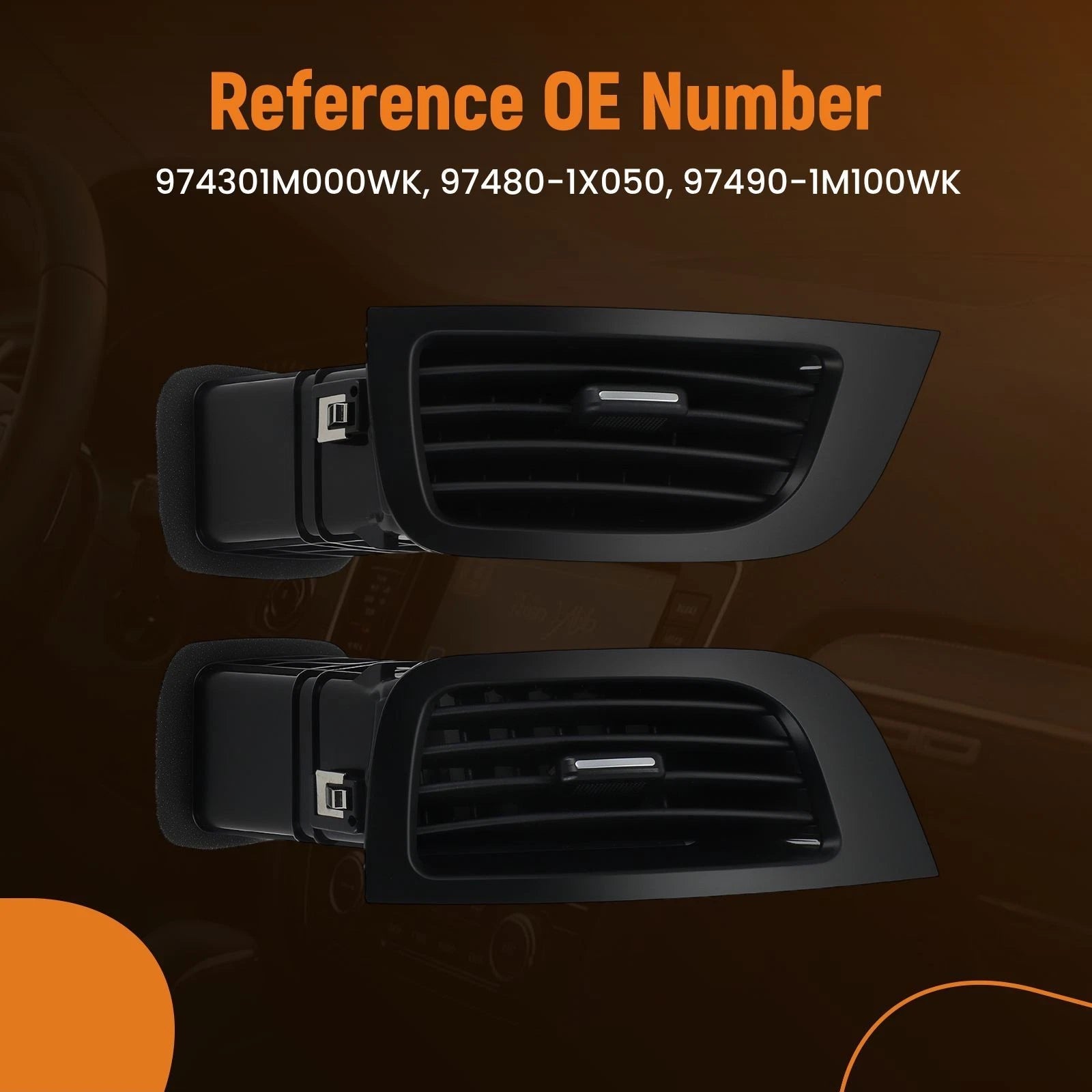 A/C Air Vent Front Center for Kia Forte Cerato (2008–2013) 974901M100WK