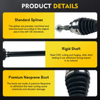 Front CV Axle Shaft Assembly for Ford Escape (2013–2016)