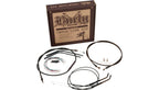 Burly Extended Brake Line Kit for Harley Softail (2000–2006)
