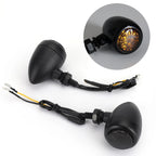 LED Bullet Turn Signals for Harley Chopper Cafe Racer (T8)