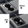 Rear Water Cup Holder Cover Trim for Kia Forte Cerato K3 (2019-2023) Black