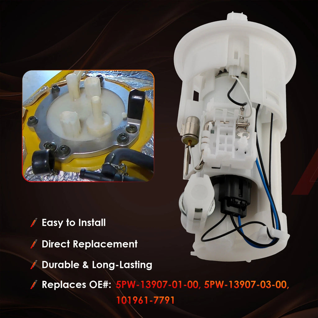 Fuel Gas Tank Pump for Yamaha YZF R6S R1 R6 (2006–2016) 5PW-13907-01-00 5PW-13907-03-00