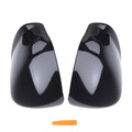 Set of 2 Side Mirror Cover Caps for Honda Accord (2008–2013) Black ABS