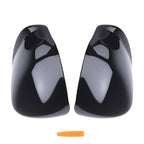 Set of 2 Side Mirror Cover Caps for Honda Accord (2008–2013) Black ABS