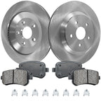 Set of 2 Brake Rotors and Pads for Mercury Monterey (2004–2007)