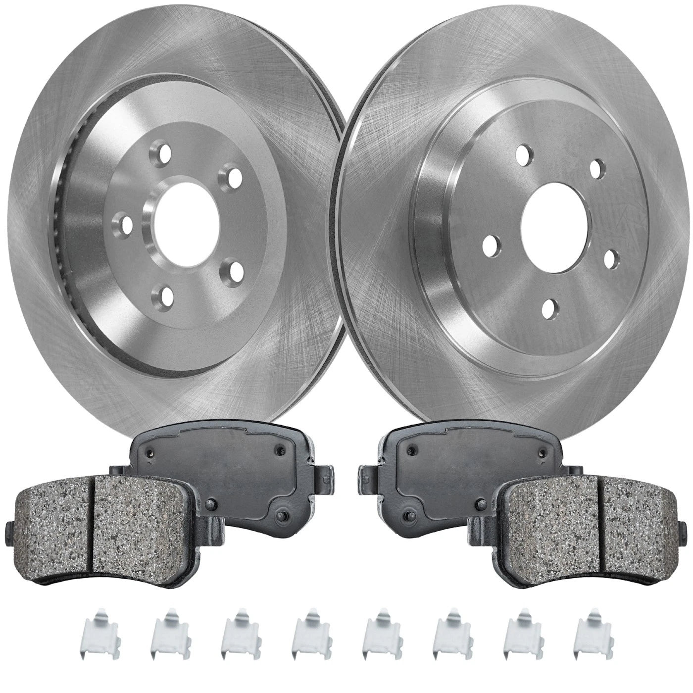 Set of 2 Brake Rotors and Pads for Mercury Monterey (2004–2007)