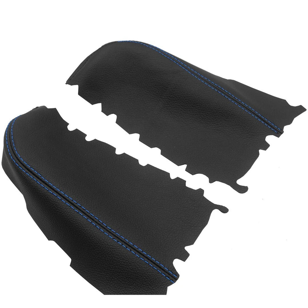 Door Panel Armrest Cover for Honda Pilot (2009–2015) Blue Stitch