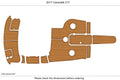 EVA Foam Faux Teak Deck Flooring for Caravelle 217 (2017)