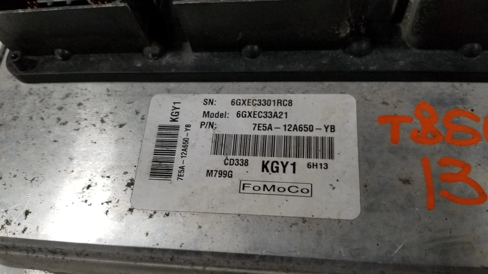 ECU Engine Computer Module for Ford Fusion Milan (2007) 7E5A-12A650-YB