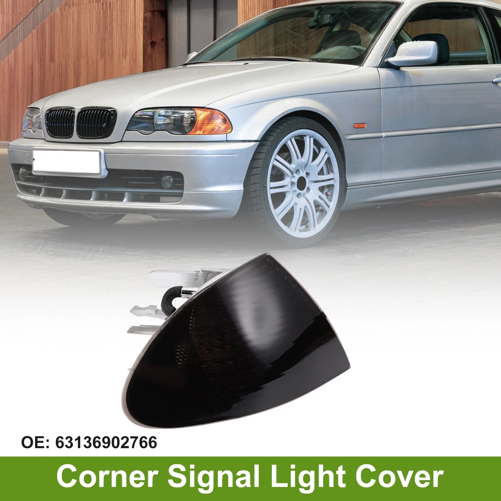 1 Pc Right Corner Signal Light Cover for BMW 3 Series (1999–2001) No. 63136902766
