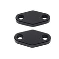 Black Oil Cooler Block Off Plate w/ Gasket for Suzuki Hayabusa GSX1300R (99-20)