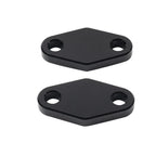 Black Oil Cooler Block Off Plate w/ Gasket for Suzuki Hayabusa GSX1300R (99-20)