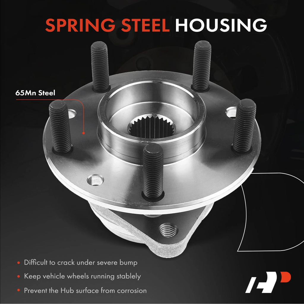 2X Wheel Hub & Bearing Assembly for Chevy Corvette