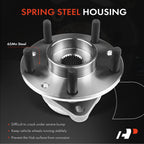 2X Wheel Hub & Bearing Assembly for Chevy Corvette