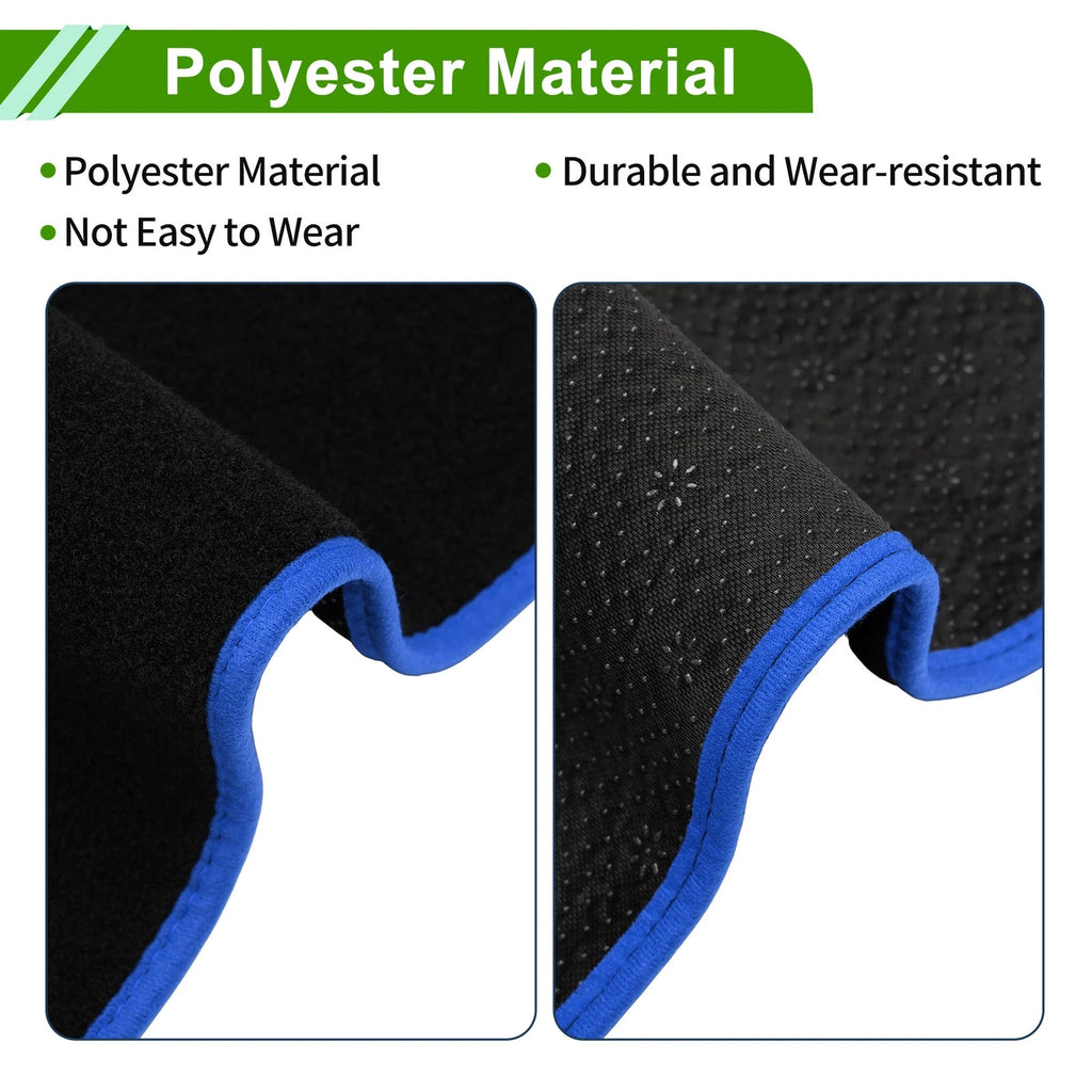Dashboard Cover for Toyota Camry XV70 (2018–2023) Black Blue Polyester