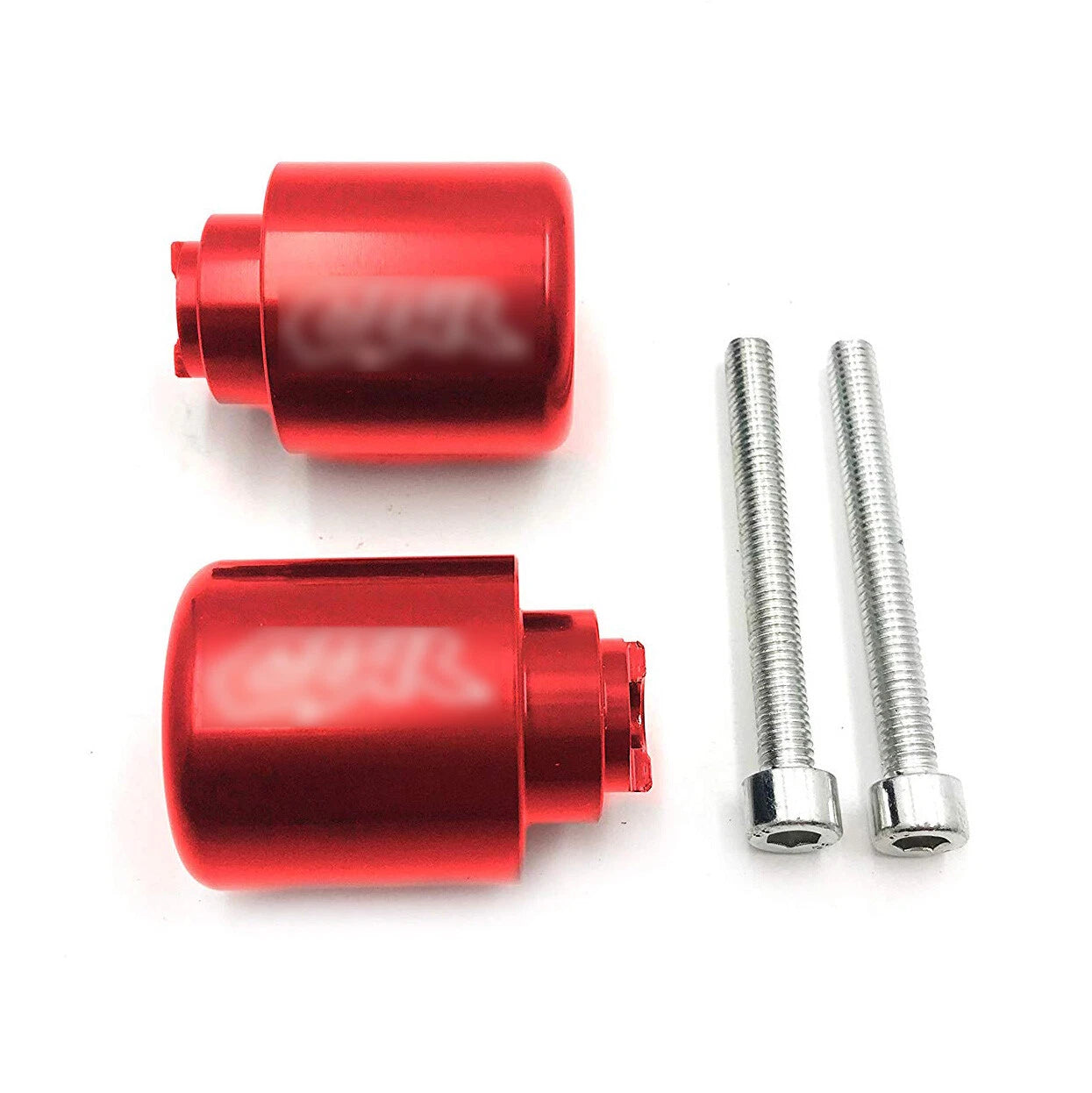 Red Bar Ends CBR Logo for Honda CBR 929 RR (2000–2001) / CBR 600RR (2003–2013)