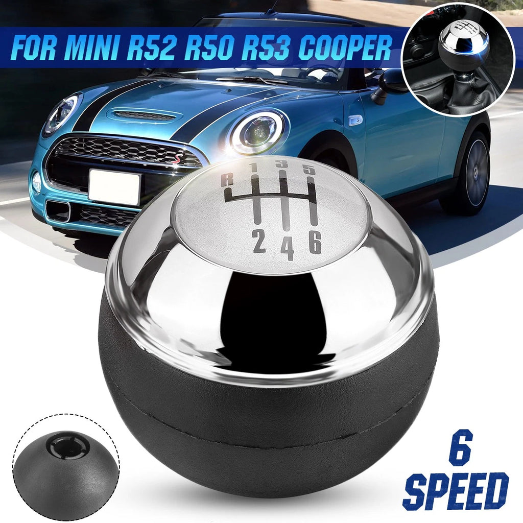 6 Speed Gear Shift Knob Ball Stick for Mini Cooper S R52 R53 (2001–2008)