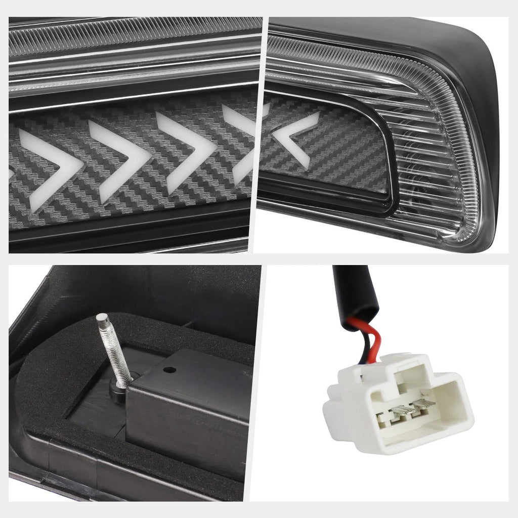 Sequential Arrow LED Carbon Fiber Third Tail Brake Light for Tundra (2007–2017)