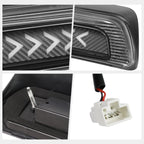 Sequential Arrow LED Carbon Fiber Third Tail Brake Light for Tundra (2007–2017)