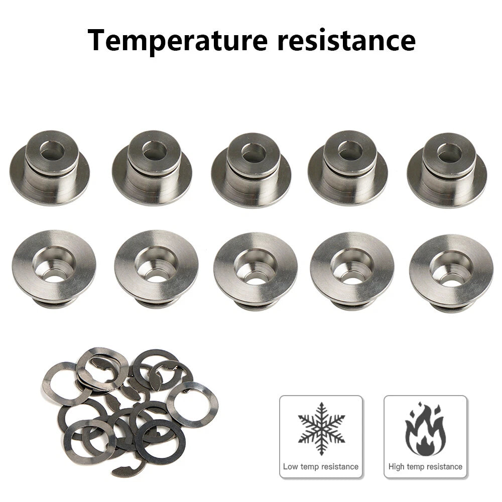 Set of 10 Brake Disc Bobbin Circlips for BMW HP2 S1000R S1000RR