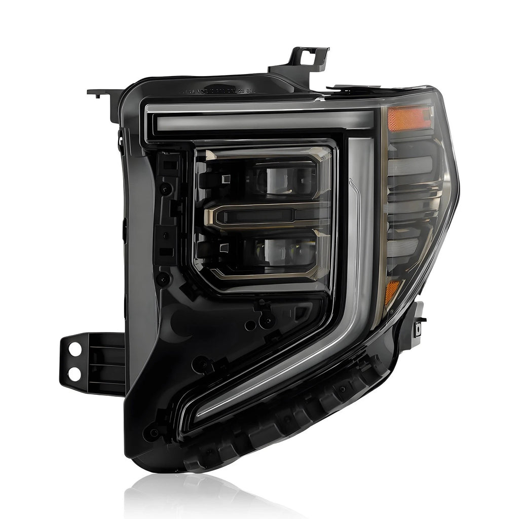 Full LED Headlights Left & Right Pair for GMC Sierra 1500 AT4 AT4X (2022–2026)