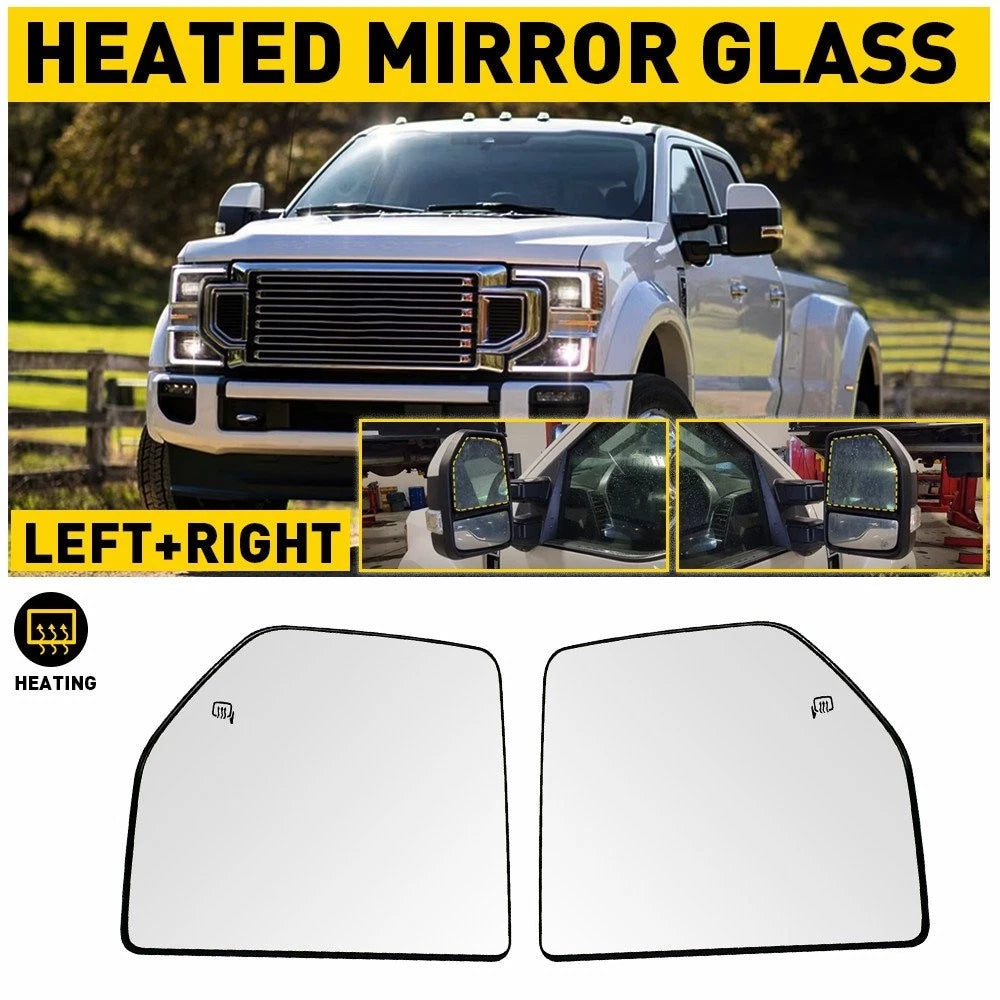 Heated View Mirror Glass LH+RH for Ford F150 (2021)