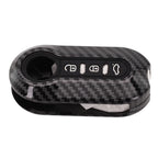 Carbon key case key cover for Fiat 500 Ducato Abarth Doblo (2007���2024)