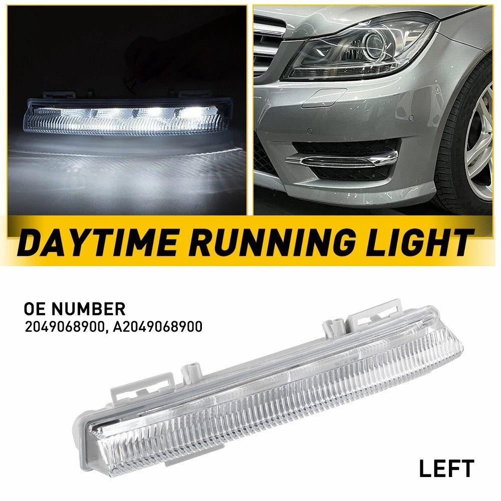 Left Front Bumper LED Running Light for Mercedes-Benz SLK-Class (2011–2013)