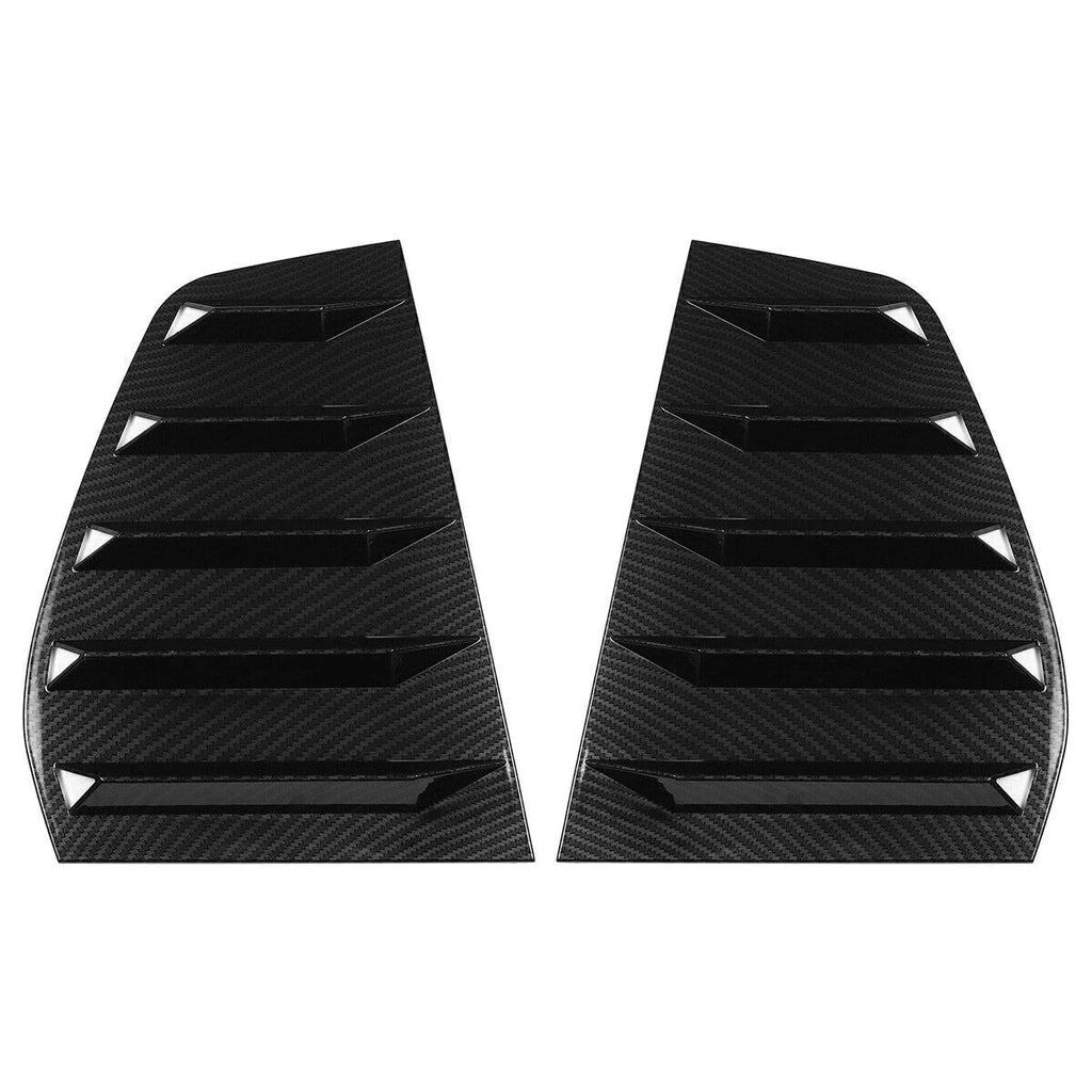 Window Louver Rear Side Vent Cover for Golf MK6 (2010–2014) Carbon Fiber Look