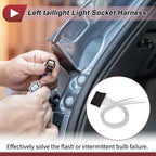 Left Tail Light Socket Wiring for Mercedes-Benz C-Class W204 (2012–2014) No. 2048202277