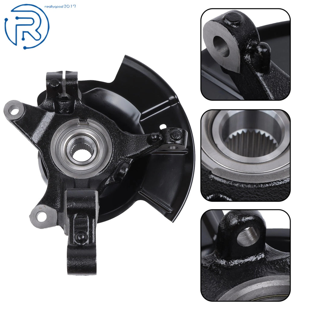 Front Left Steering Knuckle & Wheel Hub Bearing for Ford Edge (2007-2023)