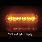 6 LED Strobe Flash Lights for Car Truck Emergency Warning (Universal)