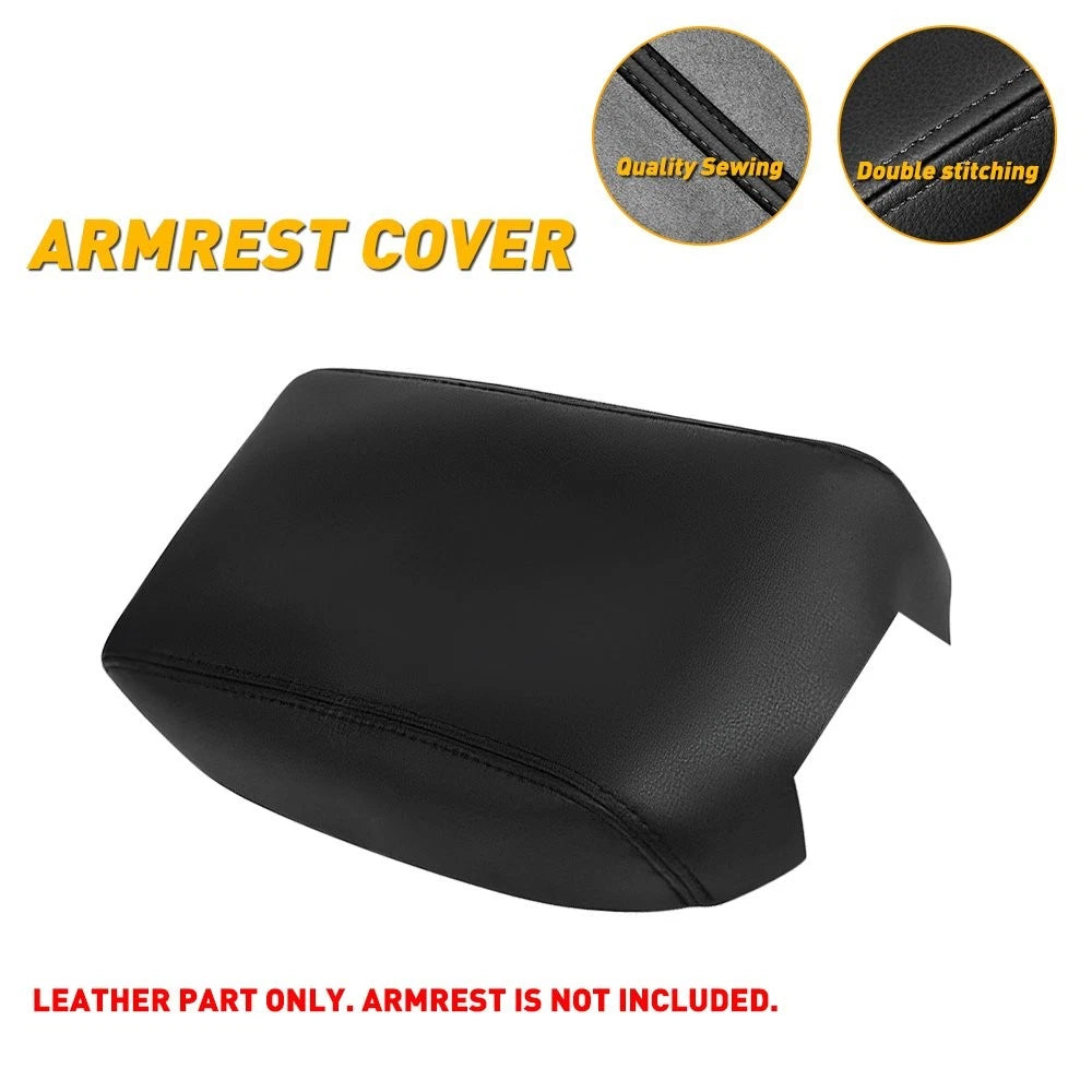 Leather Center Console Lid Armrest Cover Trim for Toyota Camry (2012–2017)