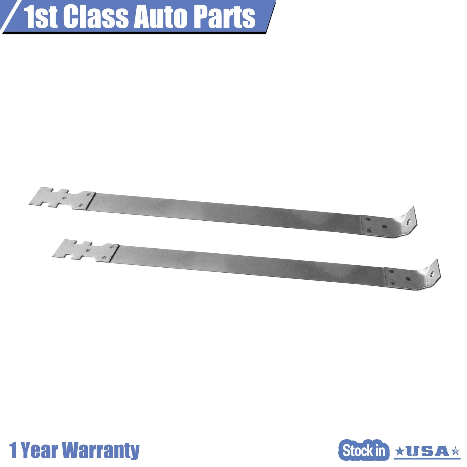 Fuel Gas Tank Straps Pair for Ford F-Series Pickup Truck (19 Gallon)