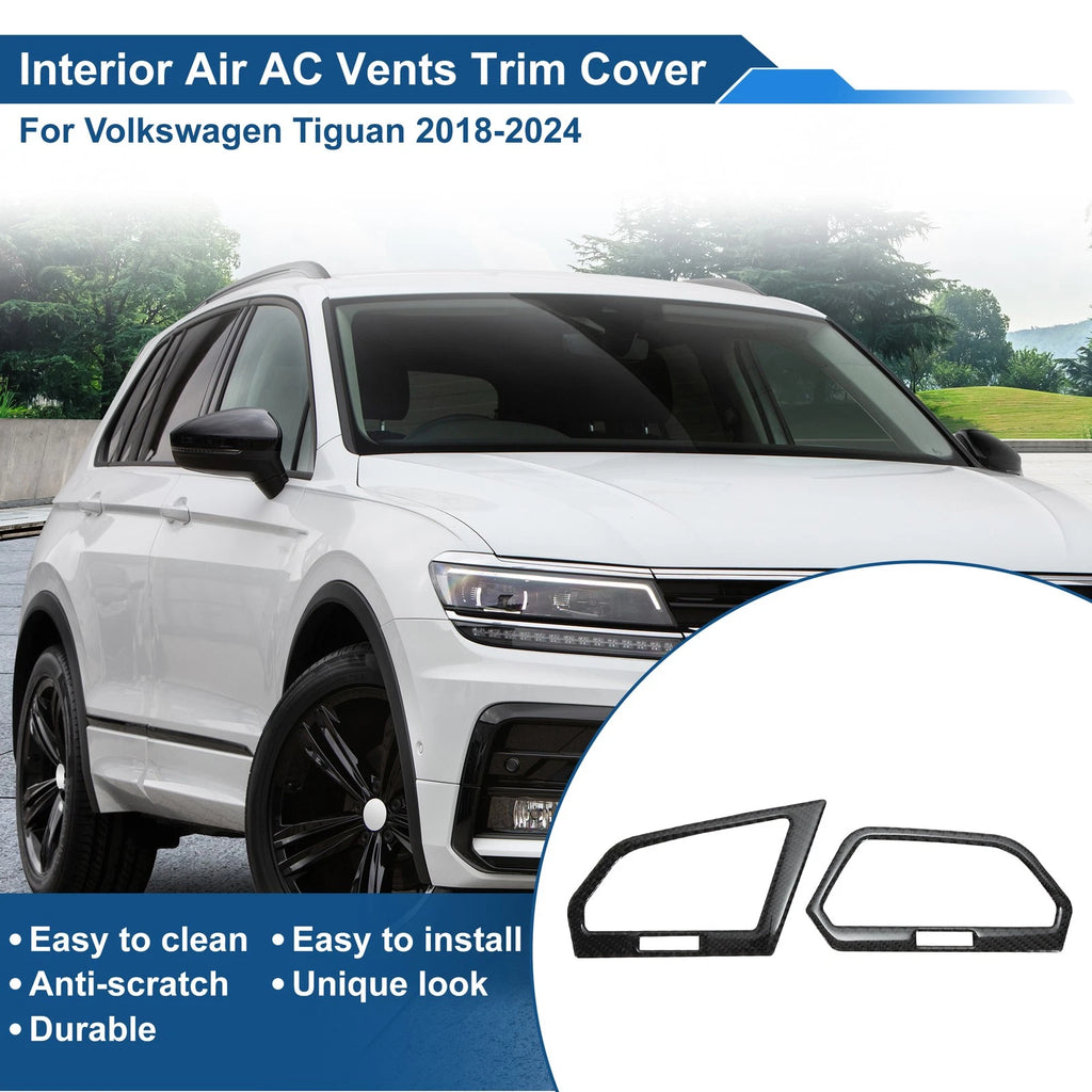 Set of 2 Air Condition Outlet Vent Trim Cover Frame for Volkswagen Tiguan 