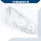 1 Pc Headlight Lens Cover for Mercedes-Benz E350 (2009–2016) No. 2078205461
