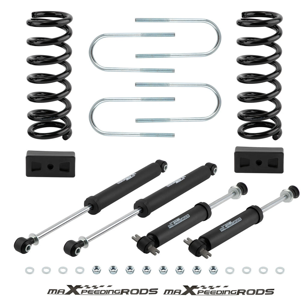 3" Suspension Lift Kit for Dodge Ram 1500 2WD (2002–2005) Coil Springs + Shocks