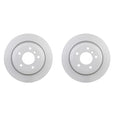 Set of 2 Bosch QuietCast Rear Disc Brake Rotors for BMW E90 325xi 328i E84 X1