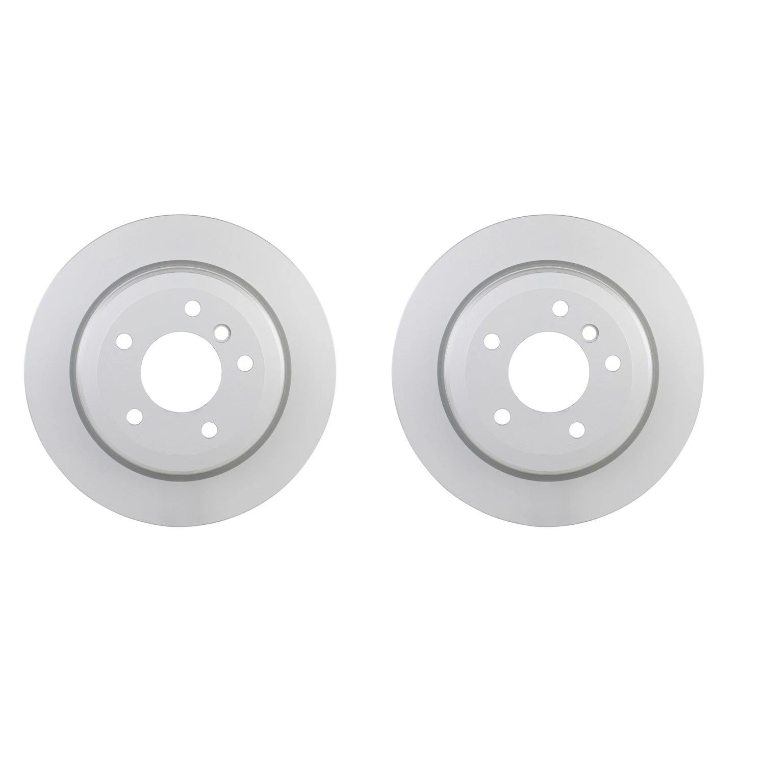 Set of 2 Bosch QuietCast Rear Disc Brake Rotors for BMW E90 325xi 328i E84 X1