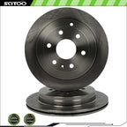 Set of 2 Rear Brake Rotors for Buick Enclave (2008–2017)