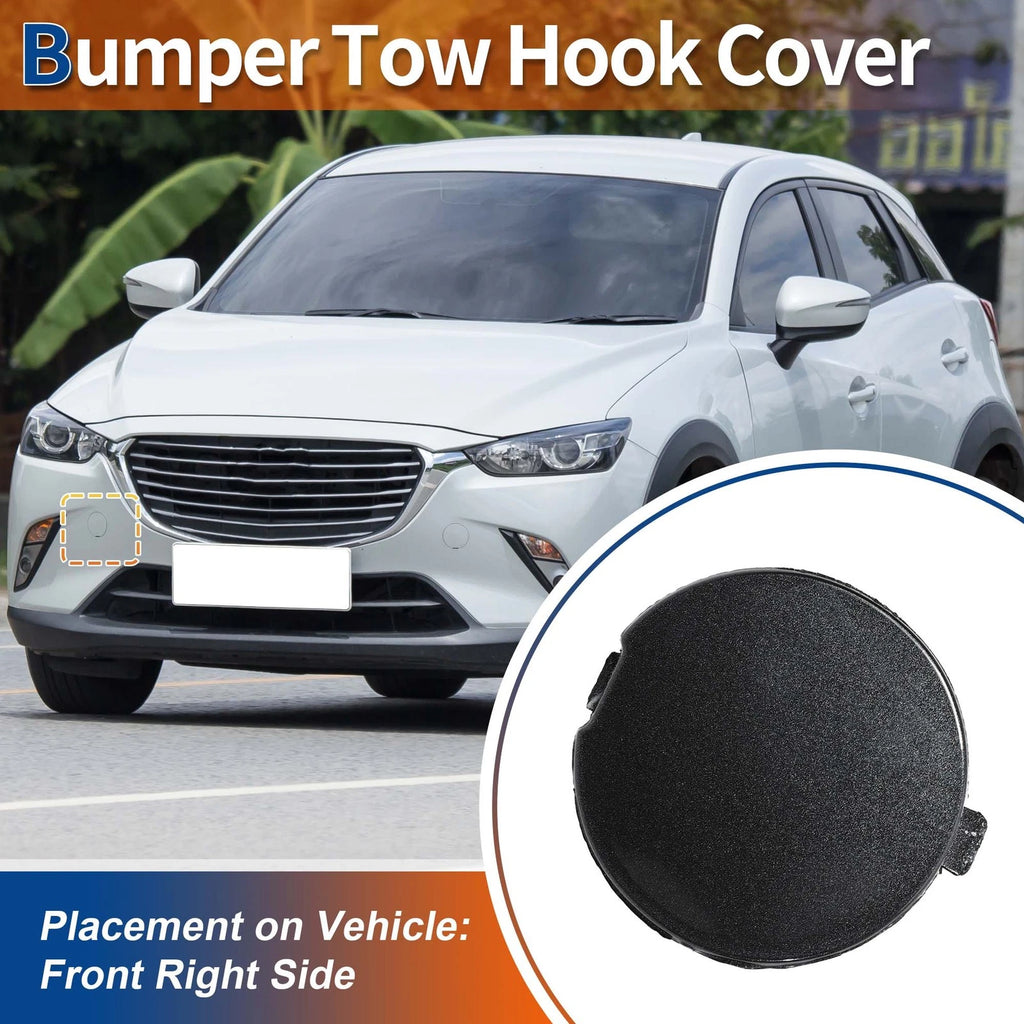 Front Tow Hook Cover for Mazda CX-3 (2016–2021) No.D10J50A11A Shooting Star Grey