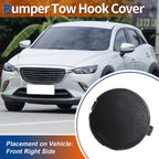 Front Tow Hook Cover for Mazda CX-3 (2016–2021) No.D10J50A11A Shooting Star Grey