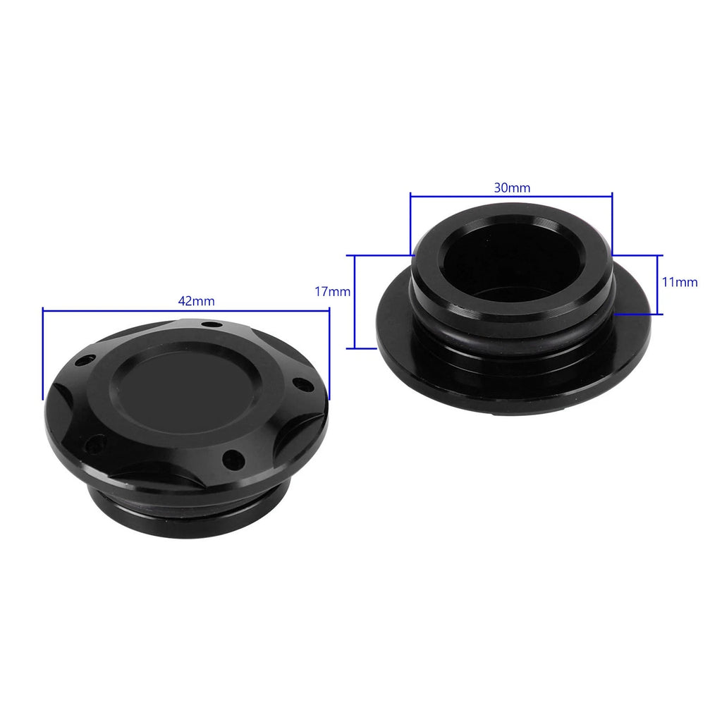 CNC Aluminum Side Frame Plugs for Yamaha YZF R3 R25 MT-03 MT-25 (2015–2023)