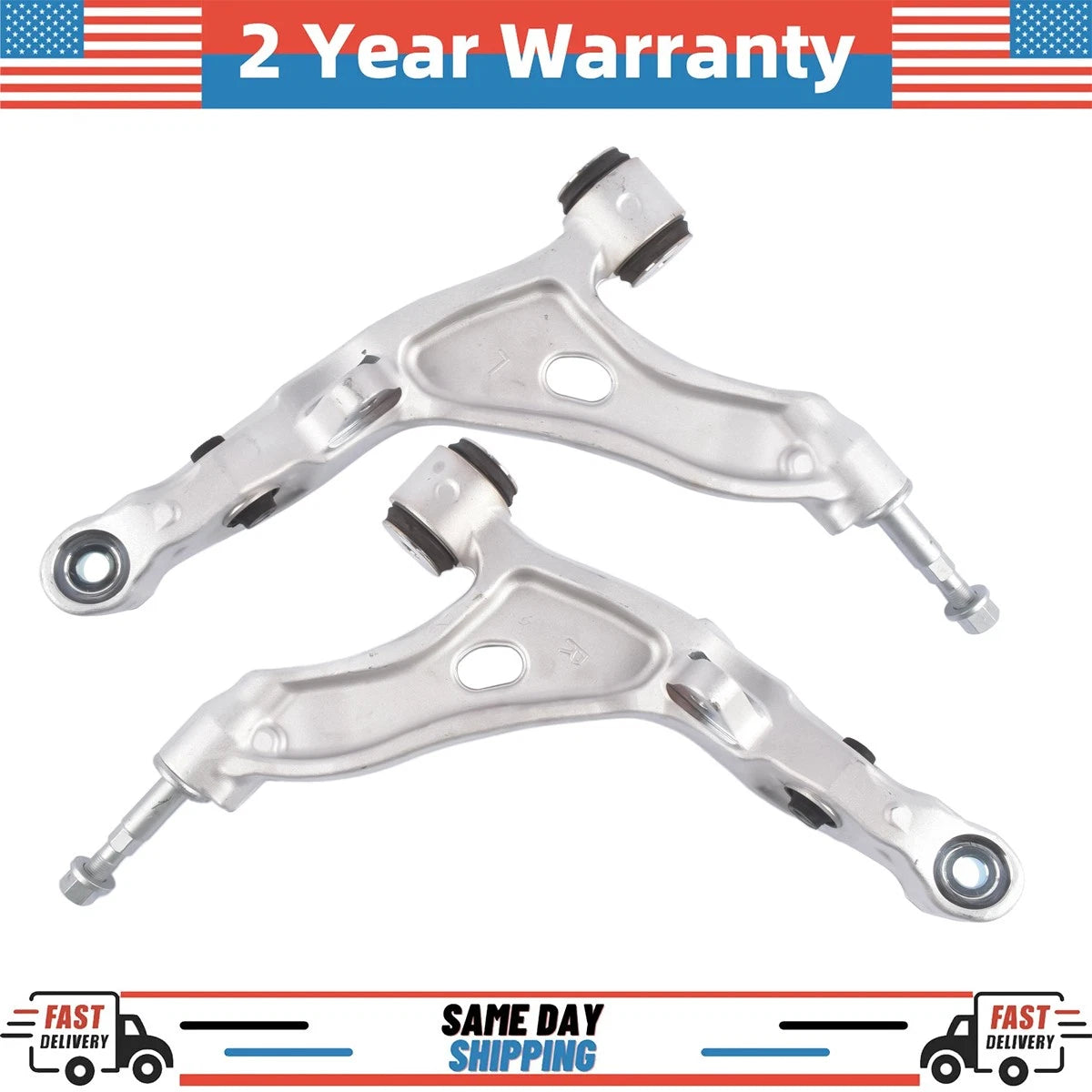 Set of 2 Lower Control Arms for Lexus RC350 GS250 (2013–2020) 2WD RWD