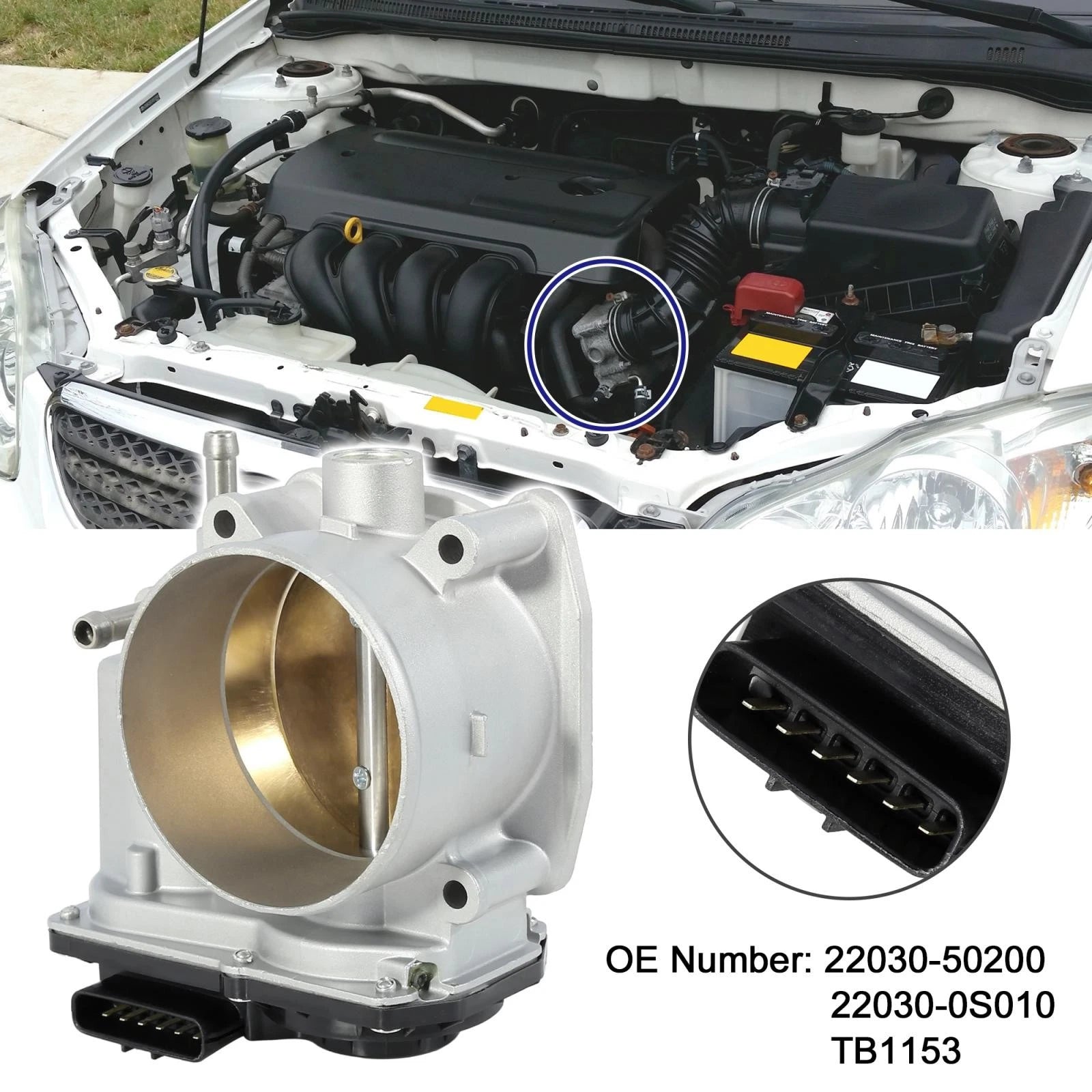 Electronic Throttle Body Assembly for Lexus LX470 GX470 (1998–2007) 22030-0F010