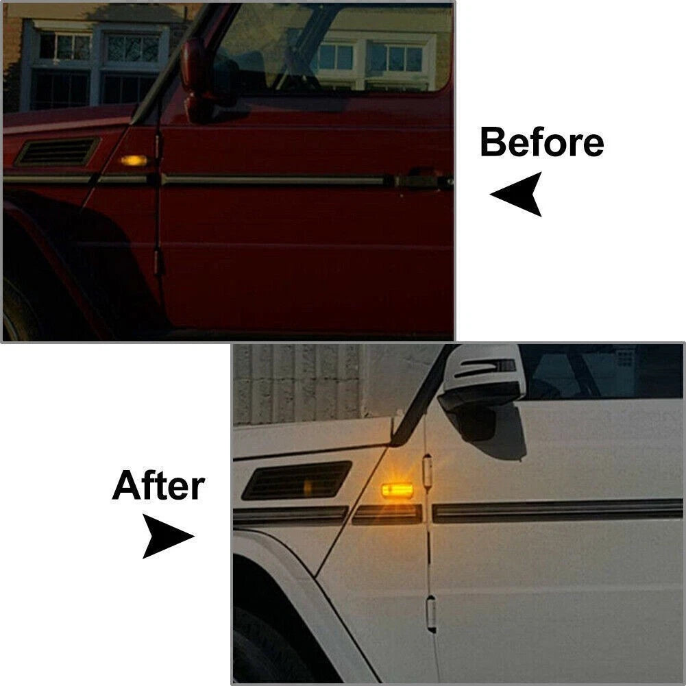 LED Dynamic Side Marker Turn Signal Light for Benz G-Class W461 W463